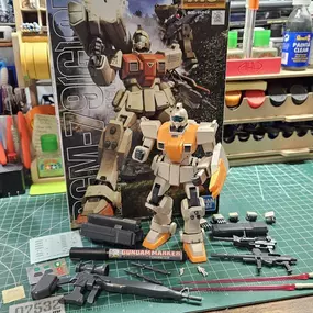 AHH Employee Gundam build update:
Mark and James have been hard at work with their builds. 
The team have been enjoying this project. They have until April 3rd to get them done. 
What’s you favorite way to display your builds? Drop us a line in the comments below. Have fun!