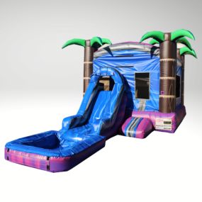 Purple Crush Bounce House Combo - The Jump Off