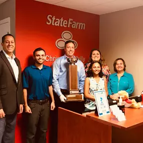 Thank you Josh for presenting my team with such an admirable State Farm award!