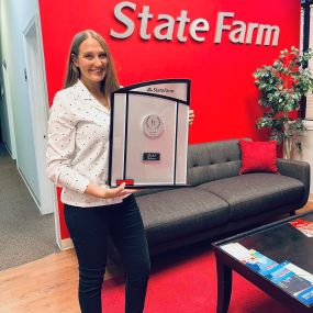 Rachel Johnson State Farm insurance agent made honors first year!