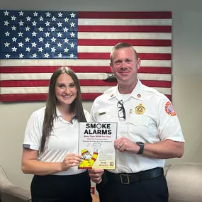 As a local State Farm agent, I'm proud to partner with the Stafford County Fire Department and the NFPA to promote Fire Prevention Week. Smoke alarms are a vital tool in keeping our families safe, and we encourage everyone to test theirs regularly and replace them every 10 years. Our goal is to raise awareness and help our community reduce the risks of home fires.