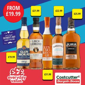 From £19.99 on selected spirits