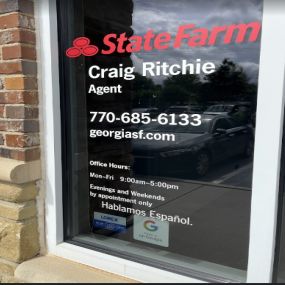 Craig Ritchie State Farm Life Insurance Alpharetta GA