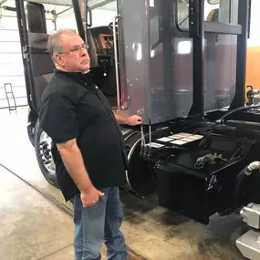 owner Ted with a truck