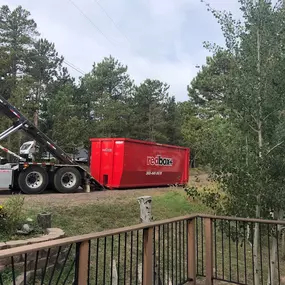 standard dumpsters at residential project