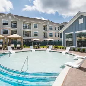 Hot tub and pool