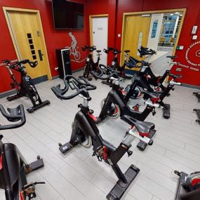 Group cycling studio at Riverside Leisure Centre