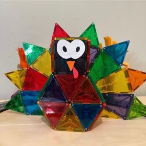 Totally stole this image from @magnatiles
The iconic turkey image represents Thanksgiving, the day we give thanks and share gratitude.