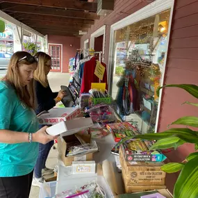 Beth and I spent the day organizing all our craft supplies and play date and activity kits to prep for our upcoming crafting events. After a very long hiatus we are bringing back KIDS UNDER THE CANOPY! Stay tuned right here for more details on dates and times…We are so excited to craft with you!