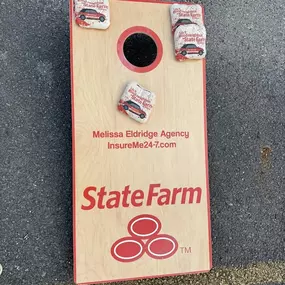 State Farm Corn Hole!