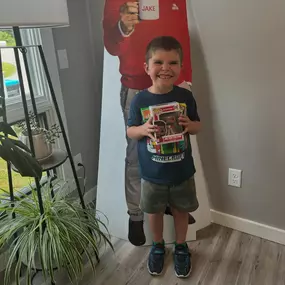 We have had some wonderful visitors lately at 29 Upper Main St! We love when our customers bring their friends, kids, & pets here! Stop on by! #likeagoodneighborstatefarmisthere #jakefromstatefarm