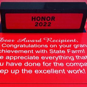 Grateful beyond words for another year into the Honors Club by StateFarm ???????? It’s an incredible journey serving as a StateFarm agent, helping protect what matters most to our community. Here’s to many more moments of making a positive impact together! ????????