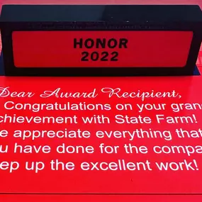 Grateful beyond words for another year into the Honors Club by StateFarm ???????? It’s an incredible journey serving as a StateFarm agent, helping protect what matters most to our community. Here’s to many more moments of making a positive impact together! ????????