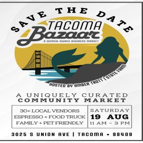 Amber Trott - State Farm Insurance Agent
Community Market at the Tacoma Bazaar! August 19
