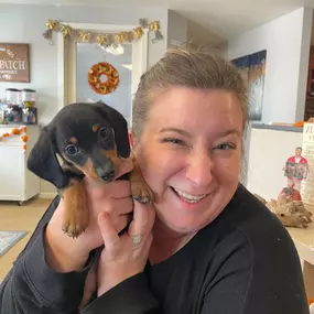 We had the sweetest little visitor today! Thank you, Gary and Holly, for bringing by sweet little 8 week old Gracie. I have to say she’s probably the cutest little State Farm customer! ????????