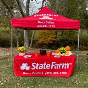 Happy Fall Y'all! Stop by our booth today to win a free prize and get a free quote!