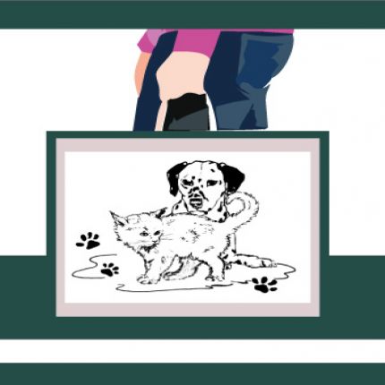 Logo fra Geschenkehaus Monschau mit Fanartikel für Katzen- und Hundefreunde