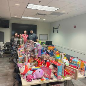 So thankful for everyone who helped us to donate toys this year. This week we were able to take them to CHOA Scottish Rite and hand deliver them to children in the hospital during Christmas. We had over 380 toys this year. Thank you again for joining us in just being a small part to brighten the day of a child in a tough spot. Scottish Rite is a special place and the doctors and nurses who advocate and care for the kids are unbelievable. 
And thank you to Chick Fil A Brookstone l for helping us 