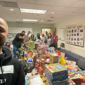 So thankful for everyone who helped us to donate toys this year. This week we were able to take them to CHOA Scottish Rite and hand deliver them to children in the hospital during Christmas. We had over 380 toys this year. Thank you again for joining us in just being a small part to brighten the day of a child in a tough spot. Scottish Rite is a special place and the doctors and nurses who advocate and care for the kids are unbelievable. 
And thank you to Chick Fil A Brookstone l for helping us 