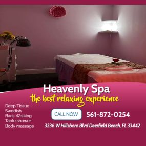 Our traditional full body massage in Deerfield Beach, FL 
includes a combination of different massage therapies like 
Swedish Massage, Deep Tissue, Acupressure & Reflexology
at reasonable prices.