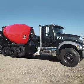 Black Mack Trucks At Housby