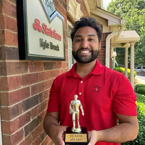 July’s Dundie Award goes to…
Chris Barahona!

Chris sold over $5M in life insurance death benefit in June. His dedication to making sure his customers are accurately covered shines through consistently. Great job, Chris! We’re so proud of you!