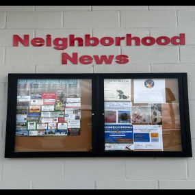 Today is Good Neighbor Day! Mayor Verzal signed a proclamation back in 2021 making it official in Deer Park! 
As a gift to the community, we’ve installed a “Neighborhood News” board to display all of the great things happening around town. Please feel free to drop off any flyers to help promote your event on Main Street!