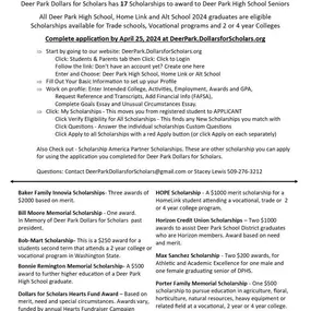 17 scholarships are up for grabs this year including (2) $1,000 Good Neighbor awards from our office!

If your child is eligible, please have them fill out an application at www.deerpark.dollarsforscholars.org