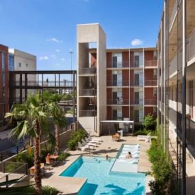 Aerial Pool View