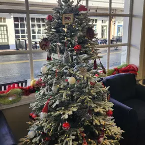 ???? The office is feeling festive! Our tree is up, and we're ready to spread holiday cheer. Stop by and say hi—let’s make your season merry and bright (and insured)! ????✨