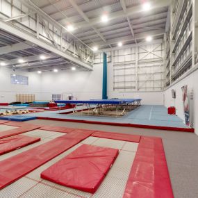 Trampolining at Graves Health and Sports Centre