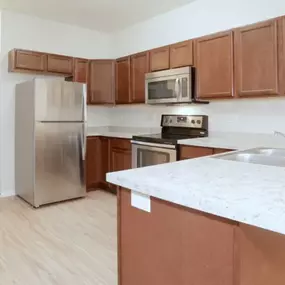 Kitchen at Prairie Crossing Townhomes, Minnesota, 56529
