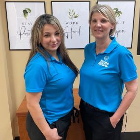 When Cynthia our office manager & I show up wearing the same shirt to work!