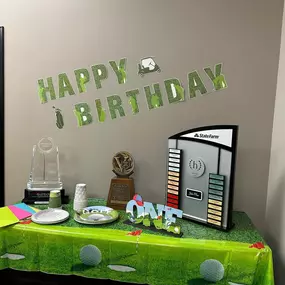 Big thanks to my awesome team (Cindy was the planner) for throwing me a fun golf-themed birthday lunch today!