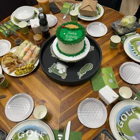 Big thanks to my awesome team (Cindy was the planner) for throwing me a fun golf-themed birthday lunch today!