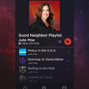 We believe finding the right coverage should be music to your ears. Whether you’re cruising down the road, relaxing at home, or planning your next adventure, we’ll help make sure you’re covered for every track life plays.