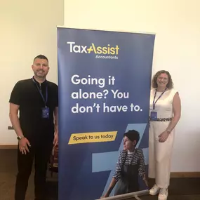 Claire and Scott Butteriss Owners TaxAssist Waterlooville