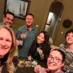 Some pictures from our end of year get together, we're already missing the holiday season!