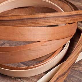 PRI uses top-quality A/B grade veneer and AA grade. Our edge banding, on wide master rolls, allows flexible orders from .020 to 7 inches wide.