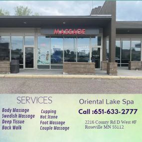 Our traditional full body massage in Roseville, MN 
includes a combination of different massage therapies like 
Swedish Massage, Deep Tissue, Sports Massage, Hot Oil Massage
at reasonable prices.