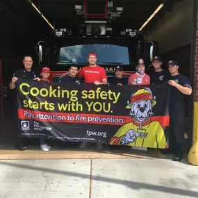 * Fire Prevention Week October 8-14*
We enjoyed working with our Local Tinley Park Fire Department to prepare for their open house on October 7th from 9 am-noon. Jake had a great time meeting our local Fire Department as well. Thank you, State Farm, for donating the fire prevention Kits. #TinleyParkFireDepartment.