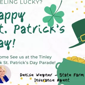 Come see us at the Tinley Park St. Patrick's Day Parade this Sunday, March 3rd!