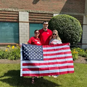 Red, white, and blue vibes for flag day!