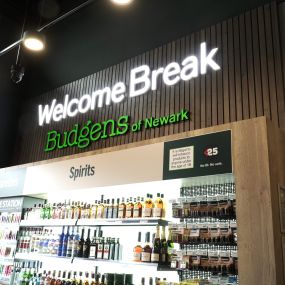 The interior of Welcome Break Service Area in Newark, just off the A1.