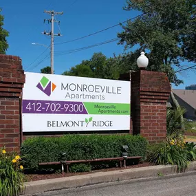 Belmont Ridge Apartments Entry Sign