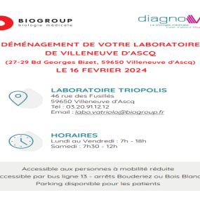 Bild von BIOGROUP DIAGNOVIE - Laboratoire Villeneuve-d'Ascq Résidence