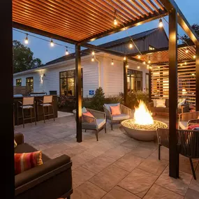 Fire Pit and Seating Area