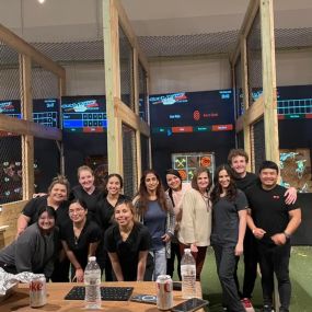 Axe Throwing Triumph: A Night of Fun for the Abc 123 Family Dental Team!