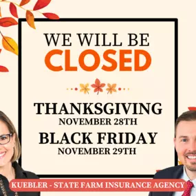 Our office will be closed for Thanksgiving and Black Friday to celebrate the holiday with friends and family. Our Office will be back open on Monday.