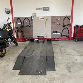 Zone de contrôle motos